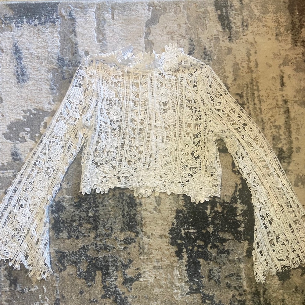 White Lace Top